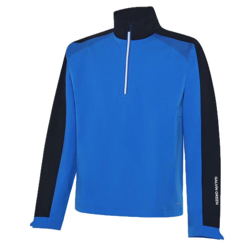 Galvin Green Adam 1/2 Zip PERTEX® Waterproof Jacket - Royal Blue & Black
