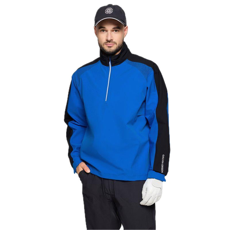 Galvin Green Adam 1/2 Zip PERTEX® Waterproof Jacket - Royal Blue & Black