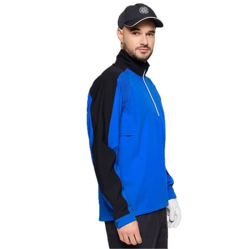 Galvin Green Adam 1/2 Zip PERTEX® Waterproof Jacket - Royal Blue & Black