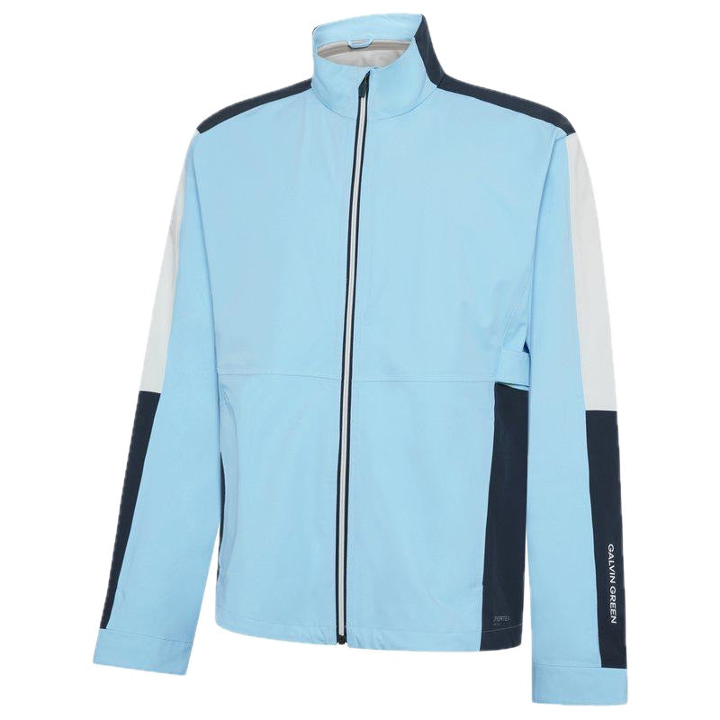 Galvin Green Arlo PerTex Waterproof Jacket - Crystal Blue & Navy
