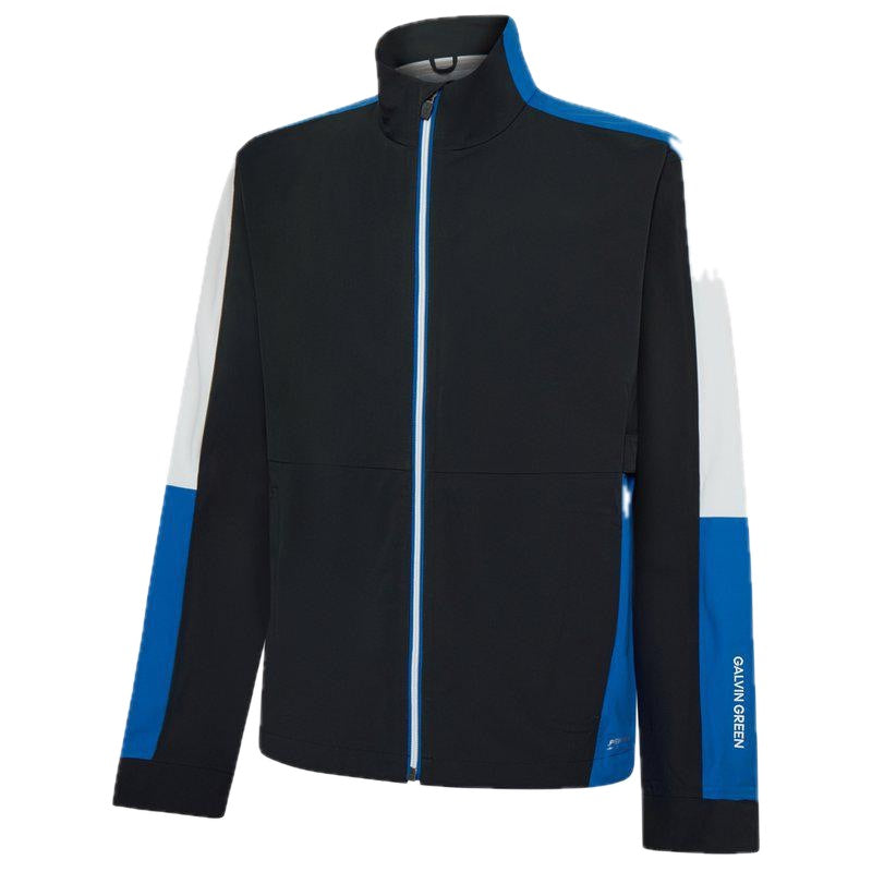 Galvin Green Arlo PerTex Waterproof Jacket - Black & Royal Blue
