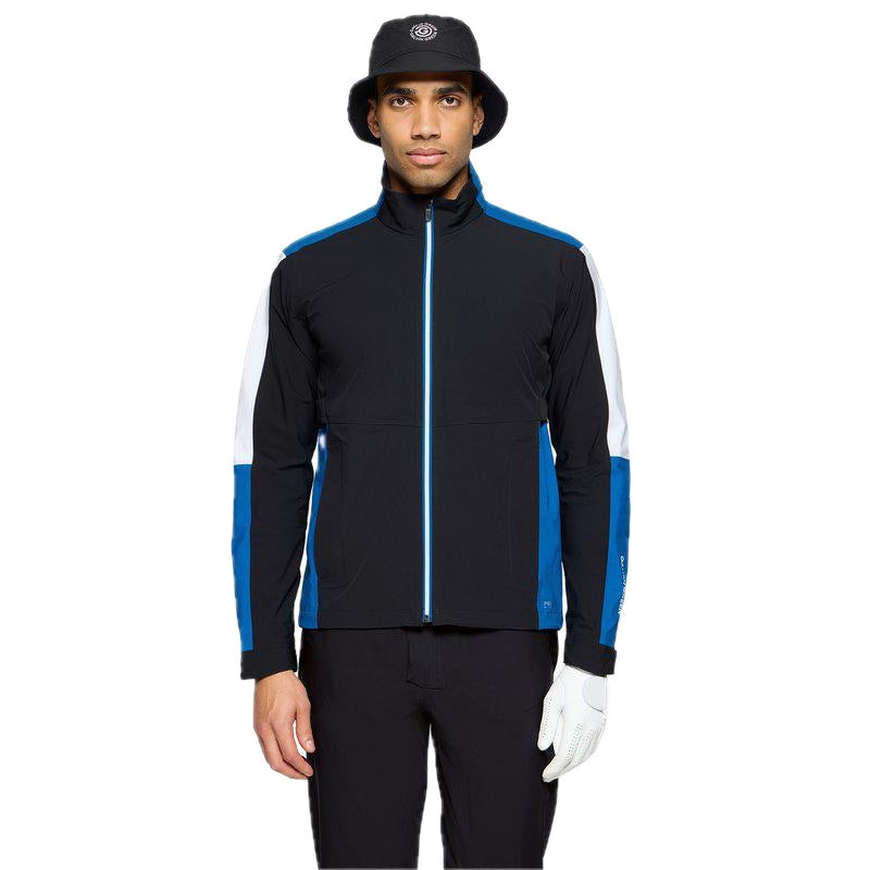 Galvin Green Arlo PerTex Waterproof Jacket - Black & Royal Blue