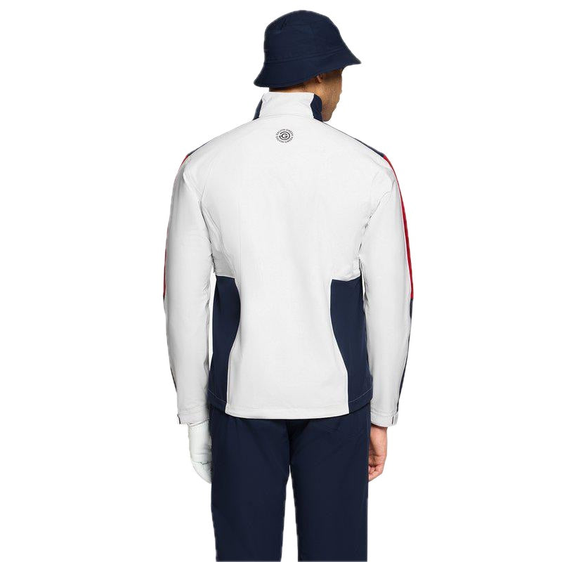 Galvin Green Arlo PerTex Waterproof Jacket - White & Red