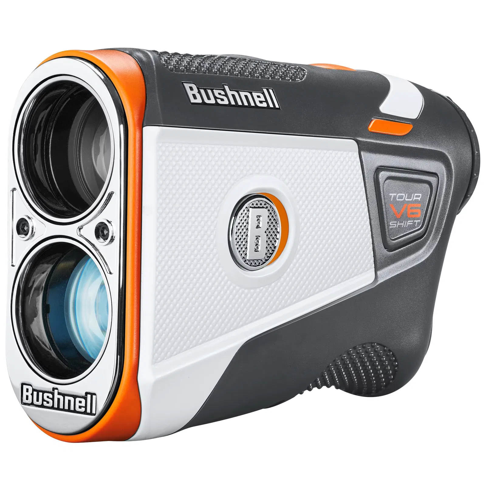 Bushnell Tour V6 Shift Golf Rangefinder - White & Orange