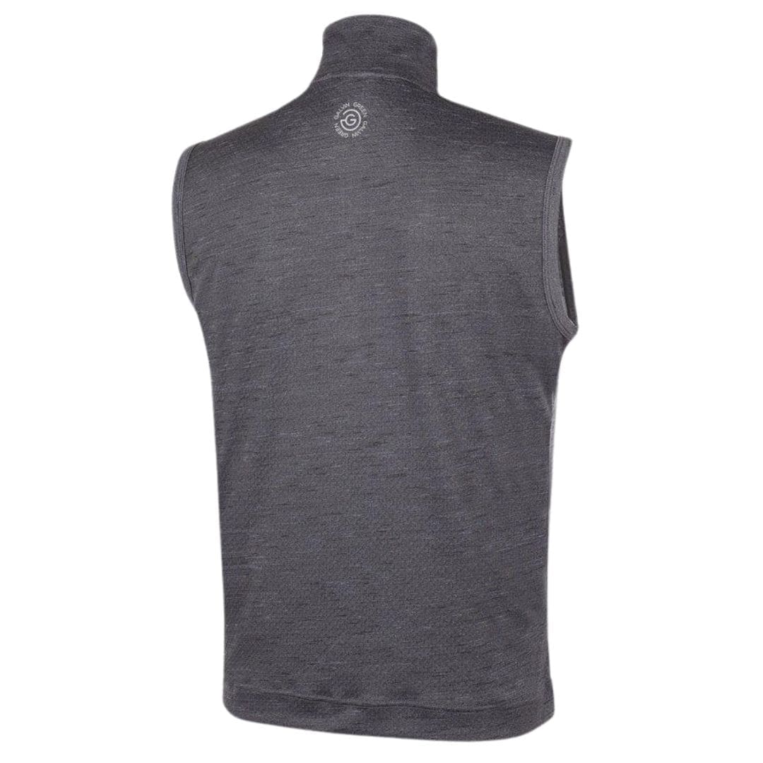 Galvin Green Del Half-Zip Gilet (Black Melange)
