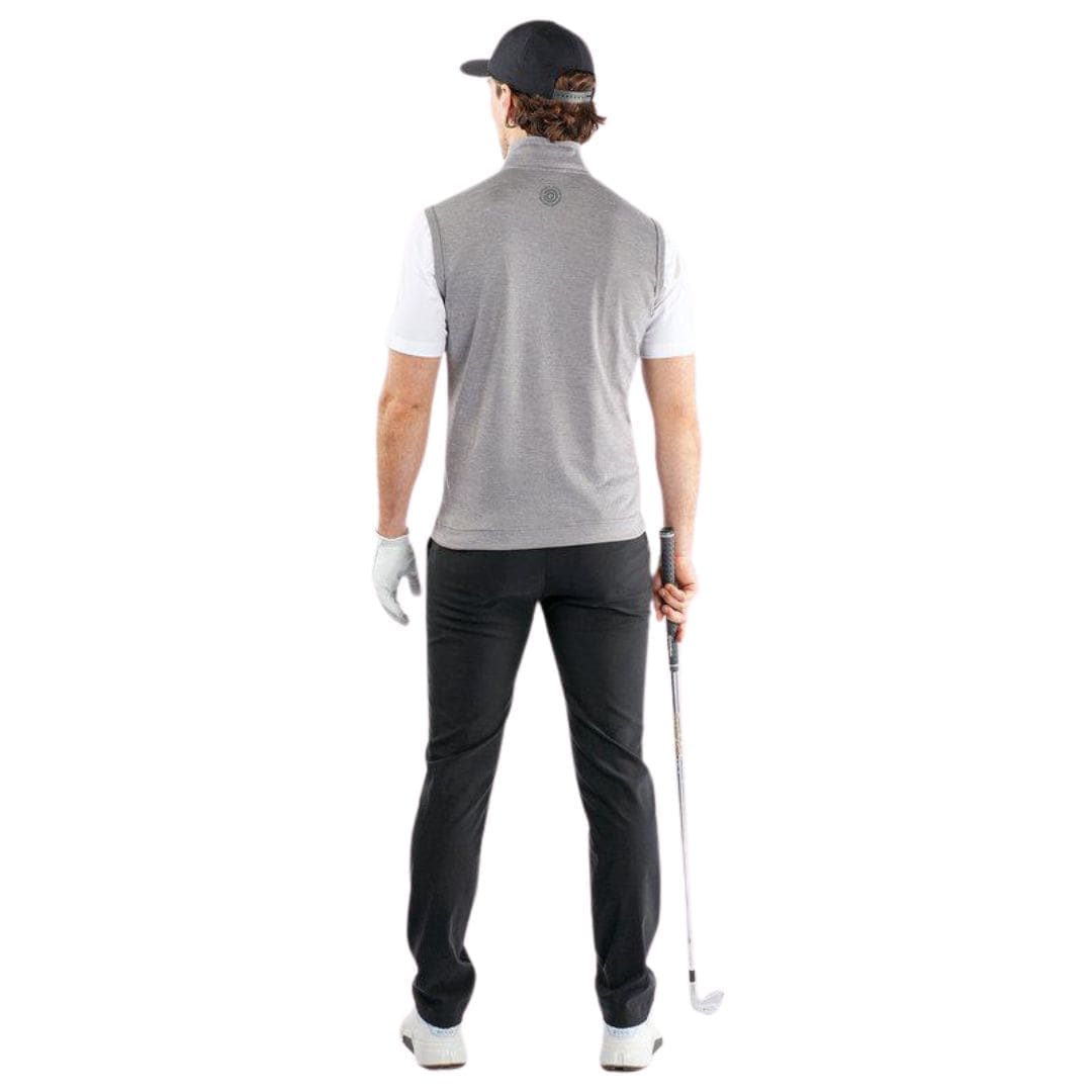 Galvin Green Del Half-Zip Gilet (Grey Melange)