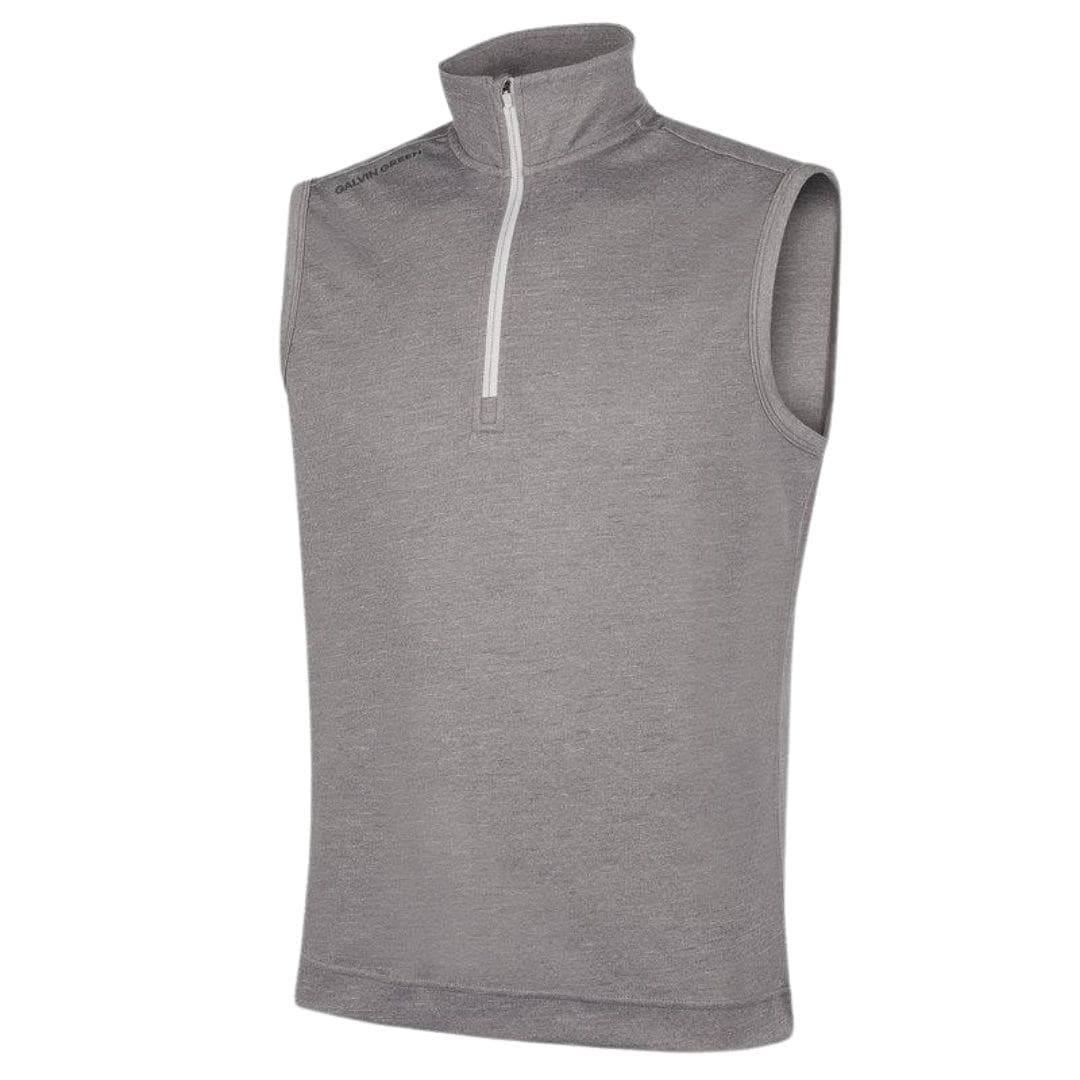 Galvin Green Del Half-Zip Gilet (Grey Melange)