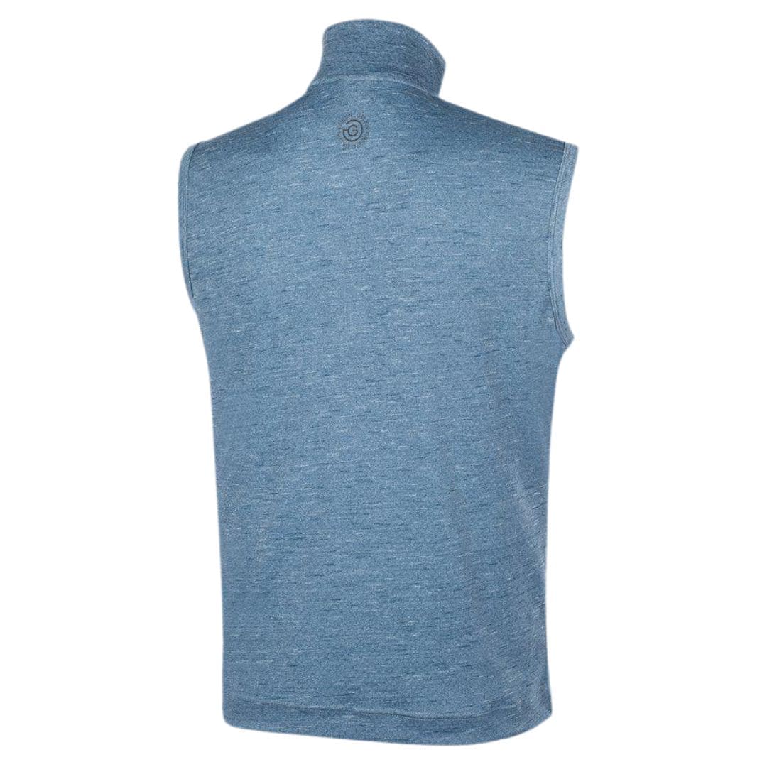 Galvin Green Del Half-Zip Gilet (Blue Melange)