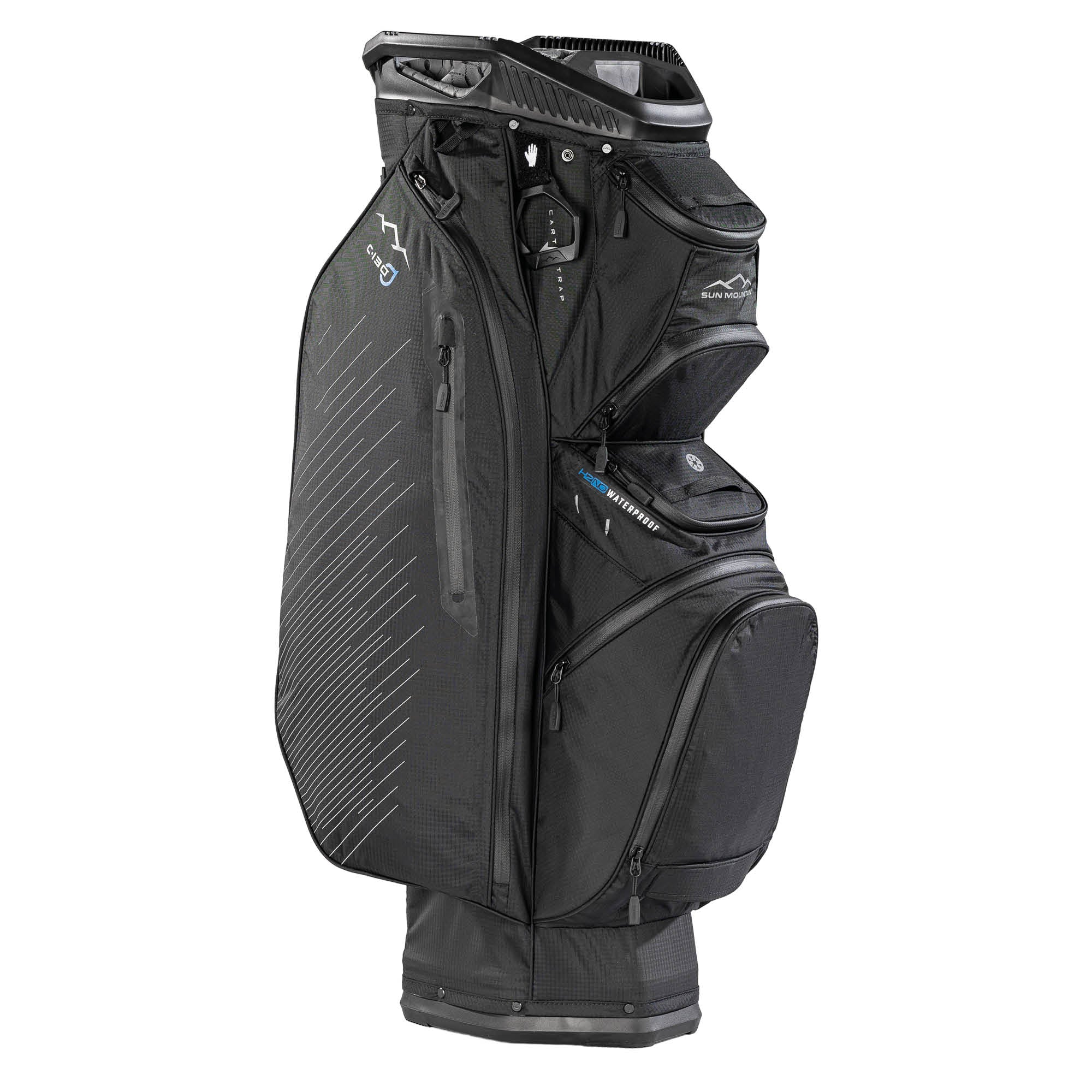 Sun Mountain C130 H2NO 14-Way Golf Cart Bag - Black