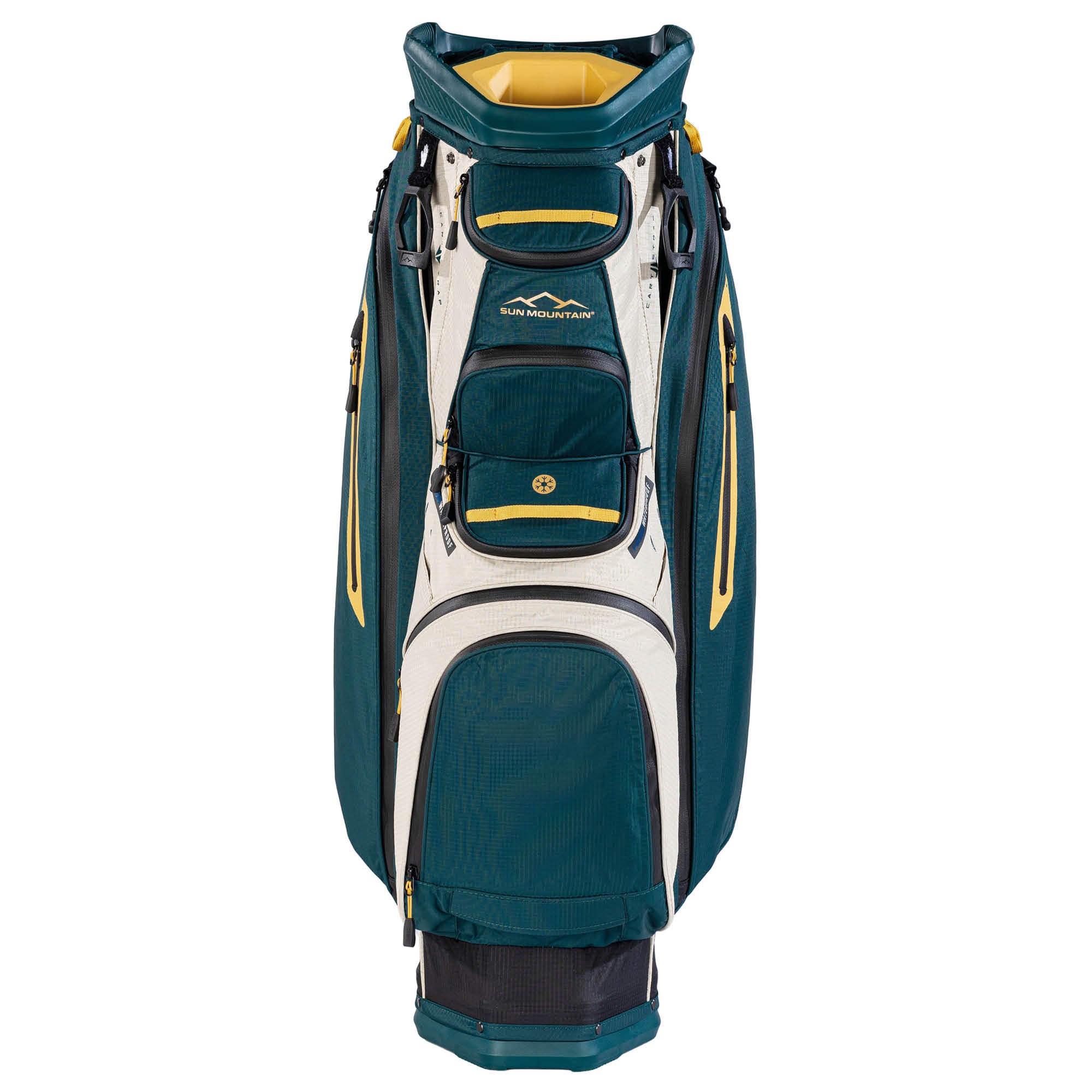 Sun Mountain C130 H2NO 14-Way Golf Cart Bag - Black, Pond & Sand