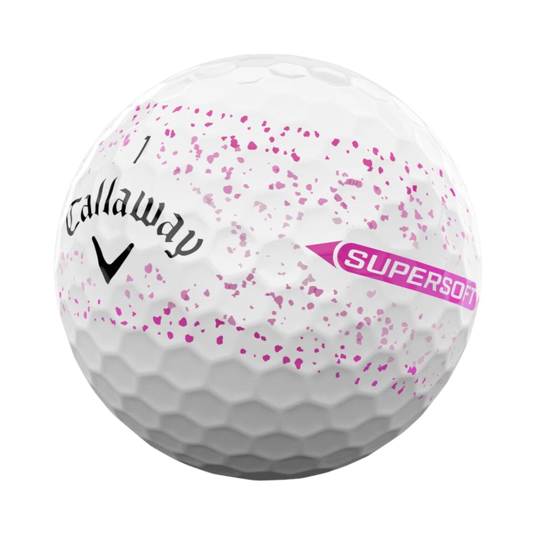 Callaway Supersoft Splatter 360 Pink Golf Balls