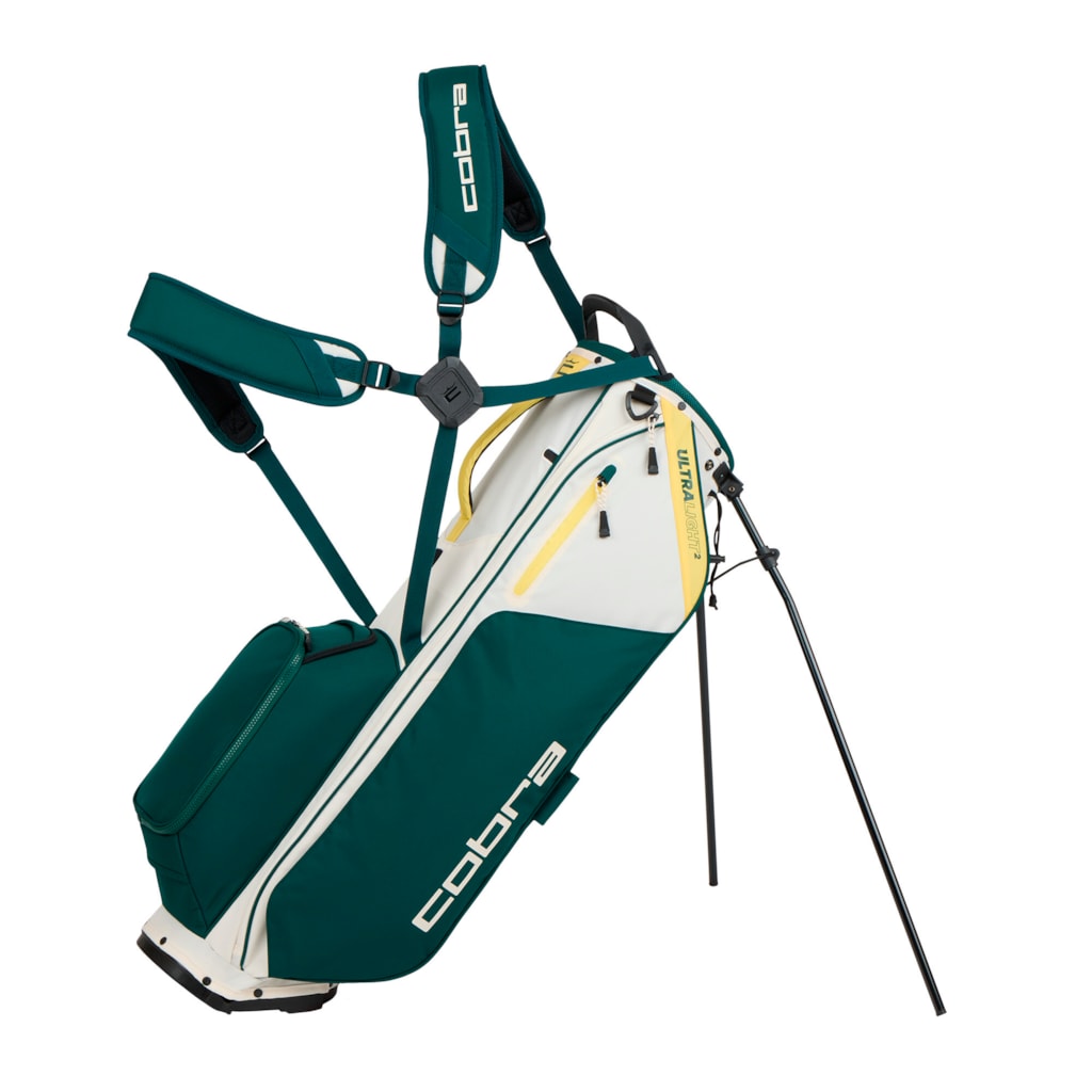 Cobra Ultralight 2 Golf Stand Bag - Sugared Almond, Dark Mrytle & Sunny Yellow