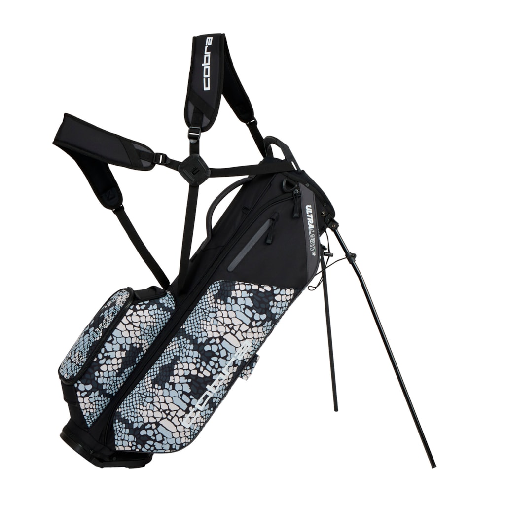 Cobra Ultralight 2 Golf Stand Bag - Black & Snake Camo