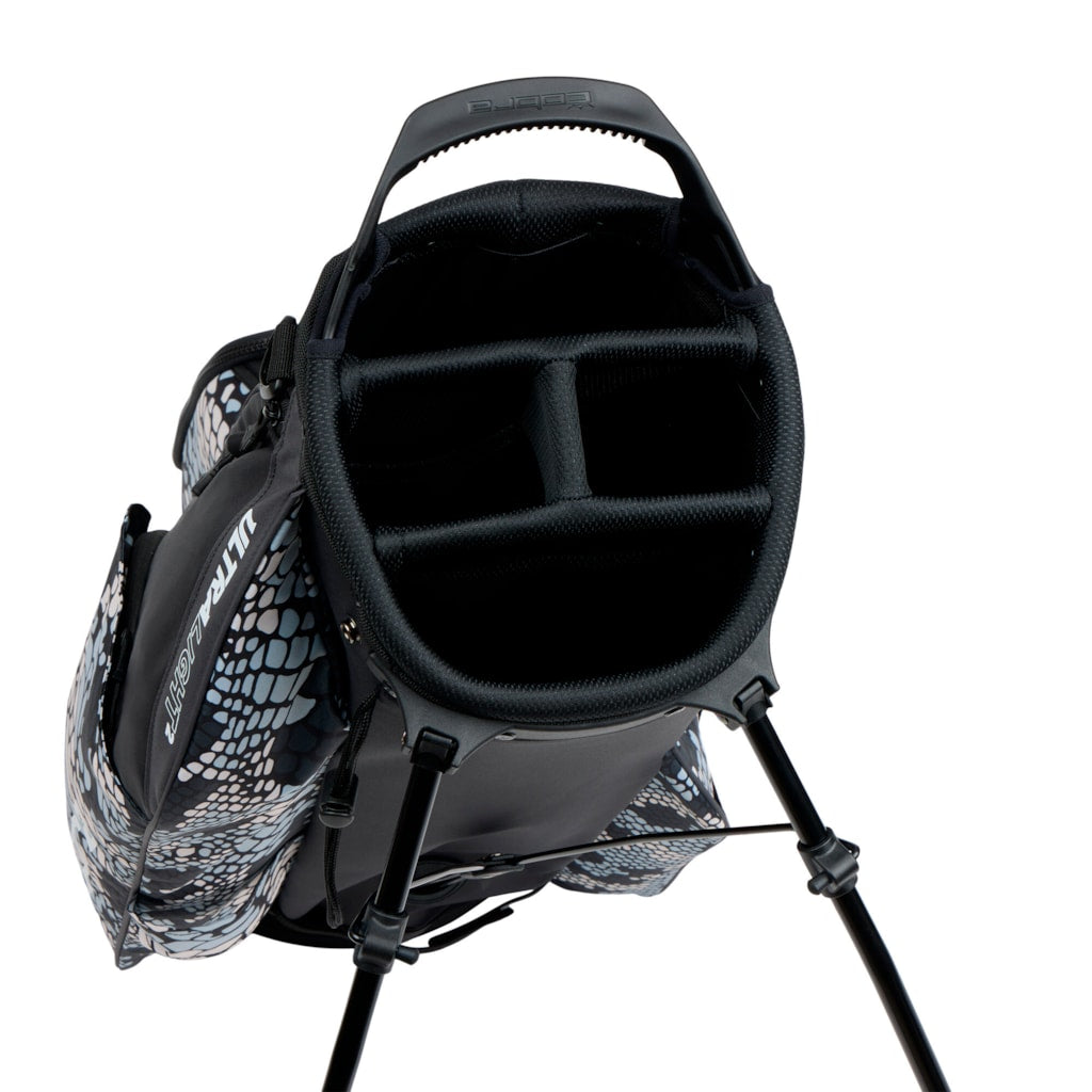 Cobra Ultralight 2 Golf Stand Bag - Black & Snake Camo