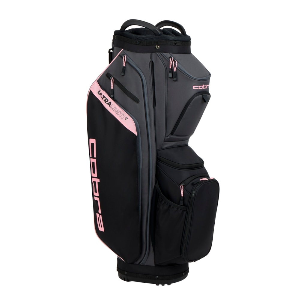 Cobra Ultralight 2 Golf Cart Bag - Black & Rose Gold