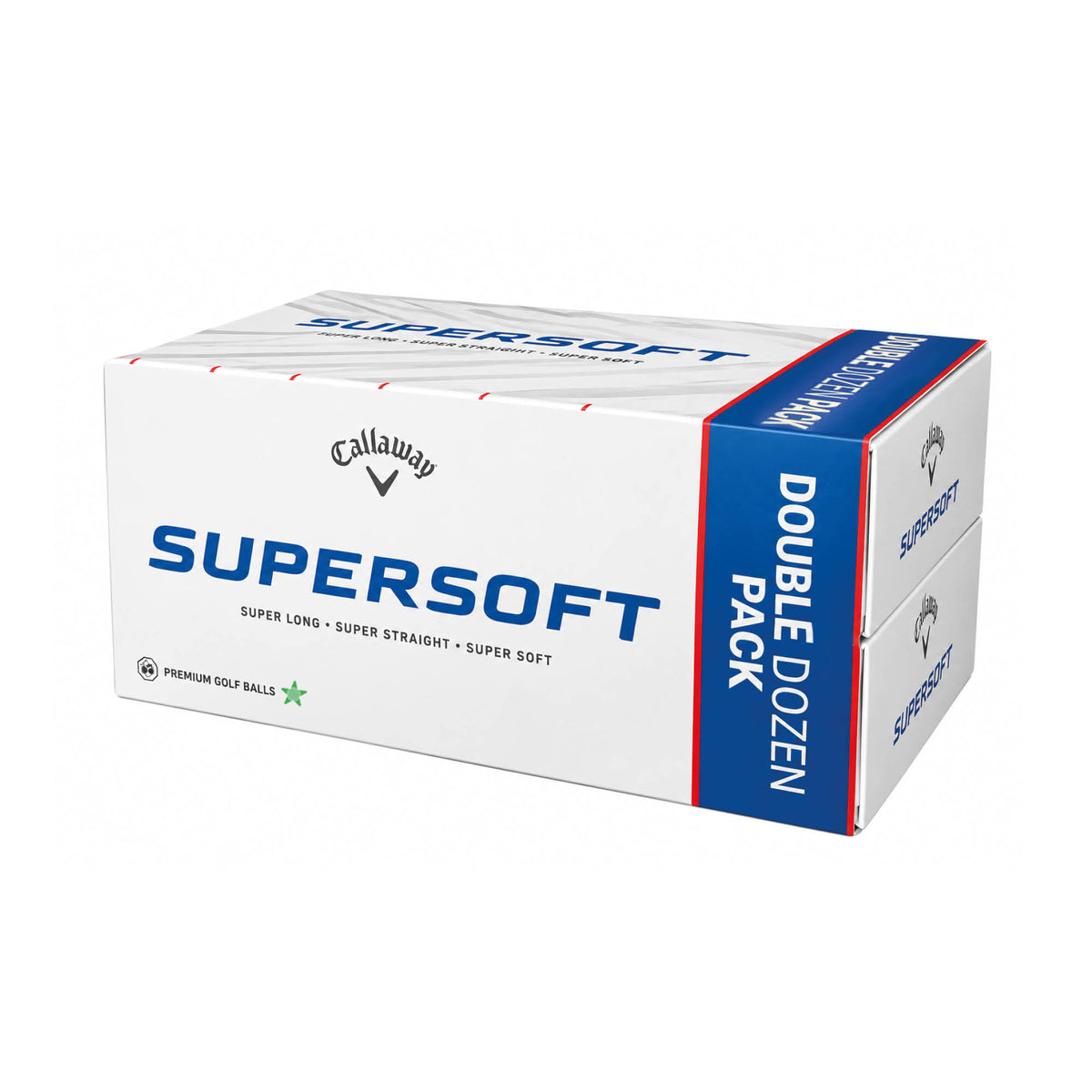 Callaway Supersoft Golf Balls - White - Double Dozen Pack