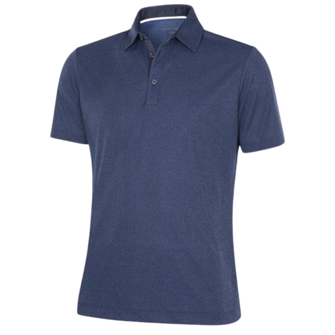 Galvin Green Marv Golf Polo Shirt (Navy Melange)