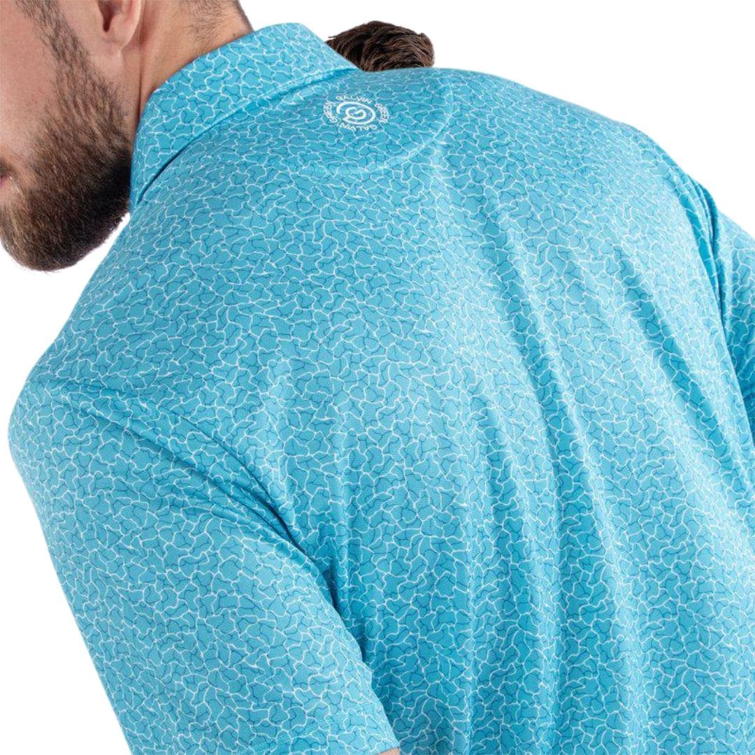 Galvin Green Mani Golf Polo Shirt (Aqua)