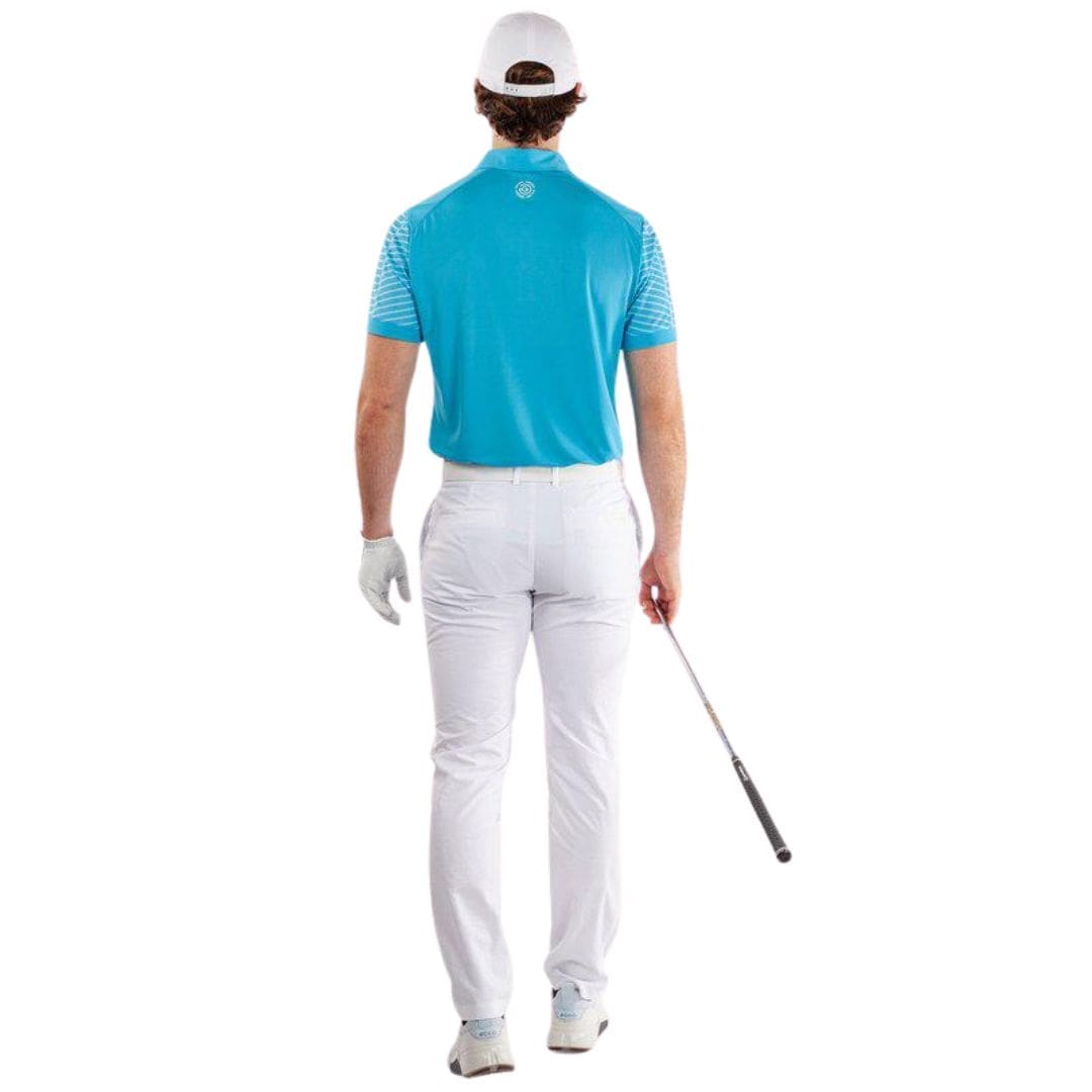 Galvin Green Milion Polo Shirt (Aqua & White)