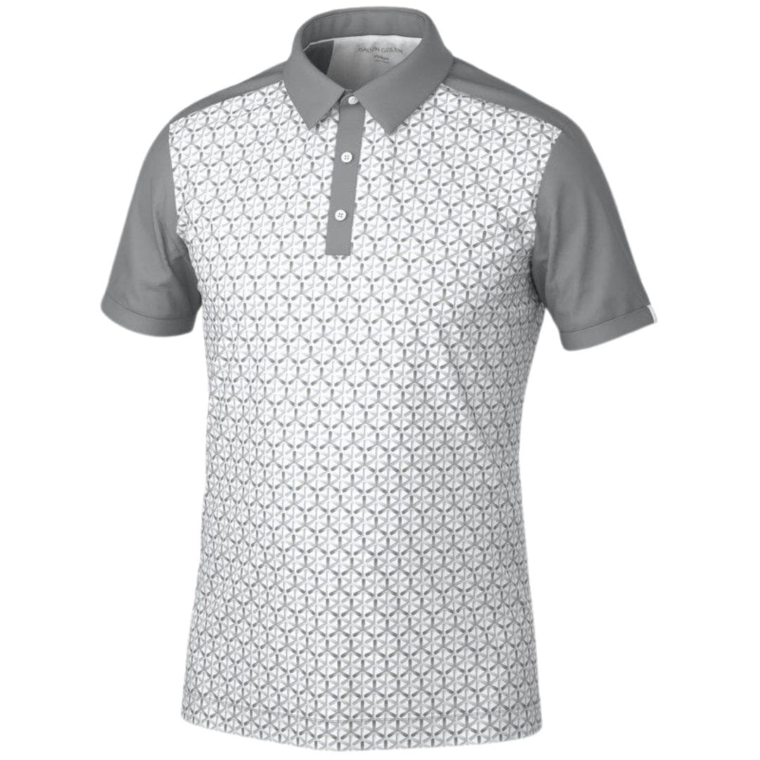 Galvin Green Mio Golf Polo Shirt (Cool Grey & Sharkskin)