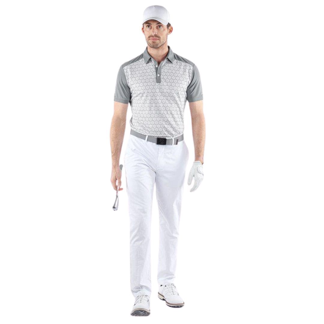 Galvin Green Mio Golf Polo Shirt (Cool Grey & Sharkskin)