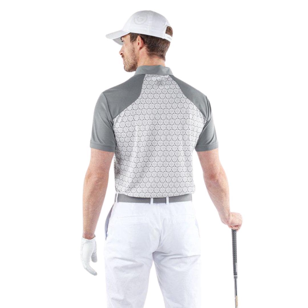 Galvin Green Mio Golf Polo Shirt (Cool Grey & Sharkskin)