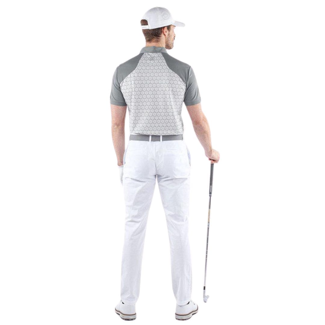 Galvin Green Mio Golf Polo Shirt (Cool Grey & Sharkskin)