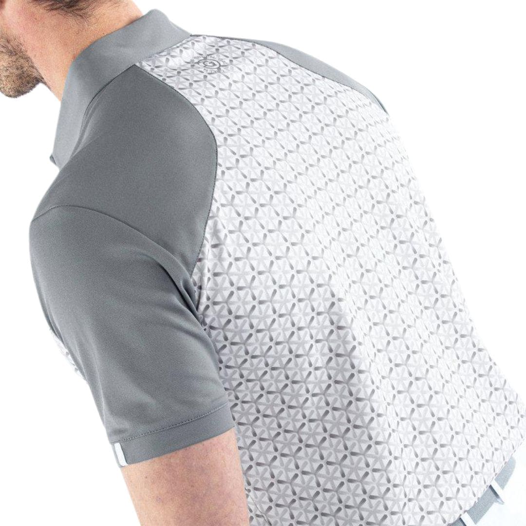 Galvin Green Mio Golf Polo Shirt (Cool Grey & Sharkskin)