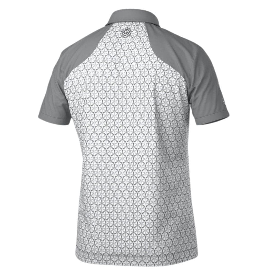 Galvin Green Mio Golf Polo Shirt (Cool Grey & Sharkskin)