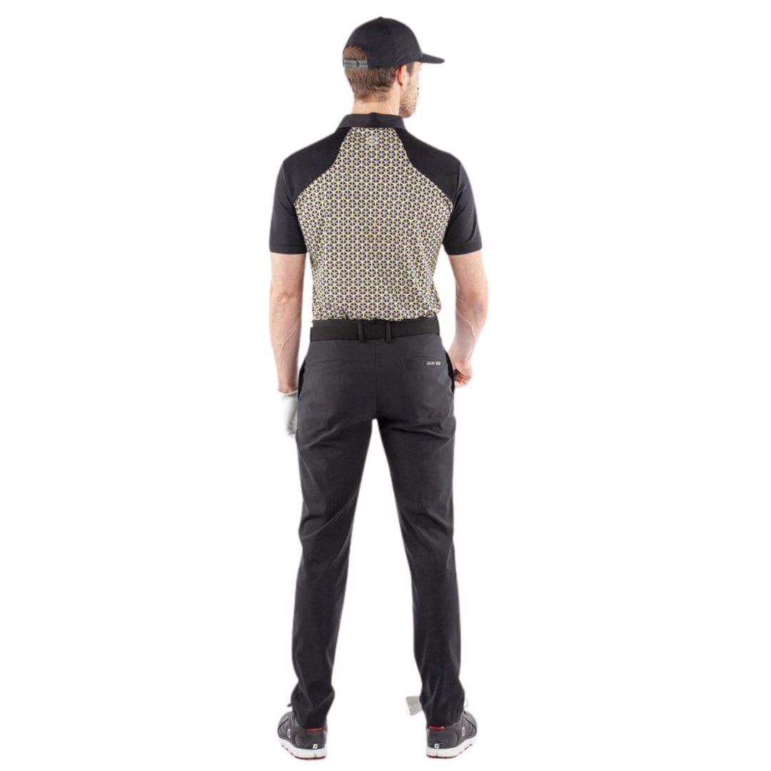 Galvin Green Mio Golf Polo Shirt (Sunny Lime & Black)