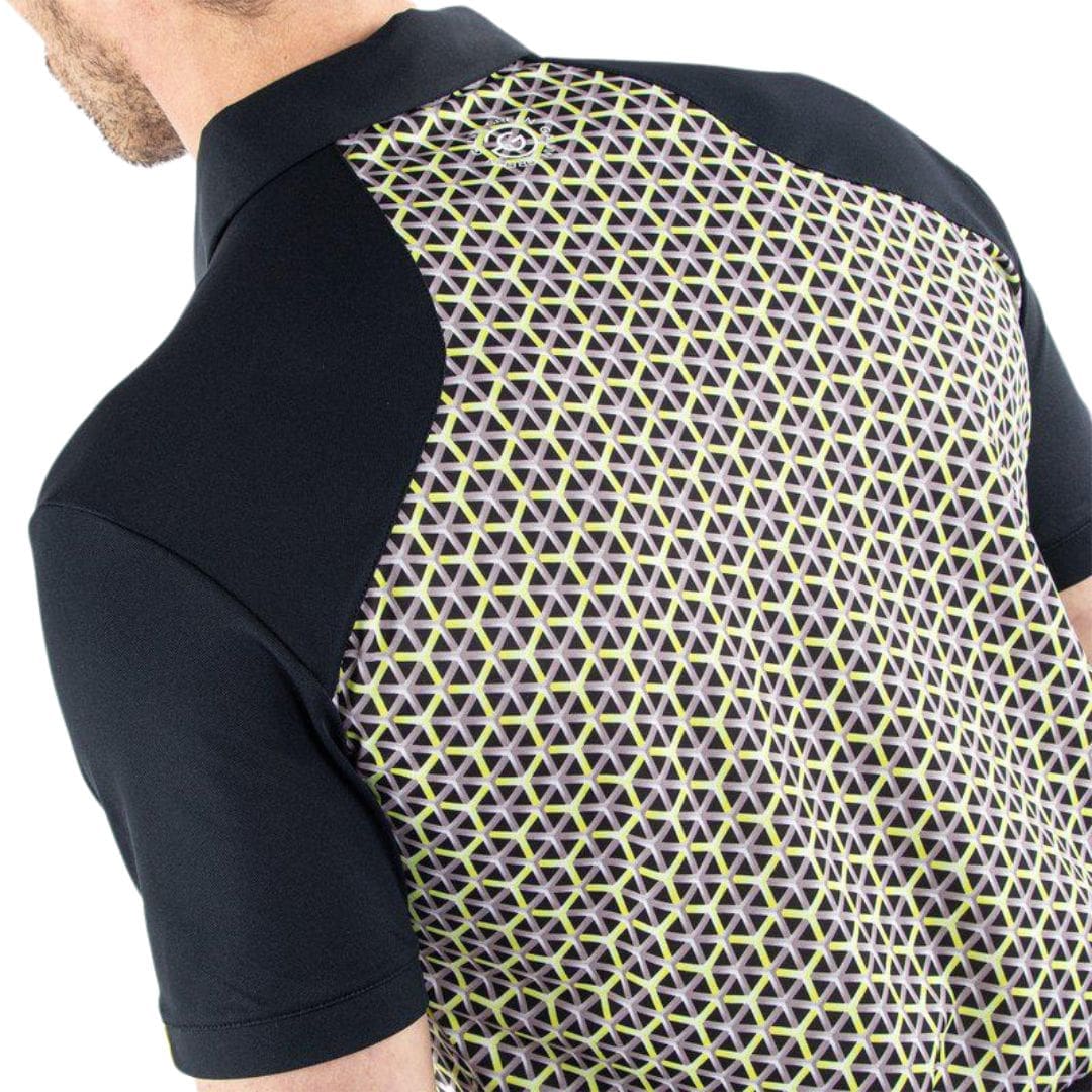 Galvin Green Mio Golf Polo Shirt (Sunny Lime & Black)
