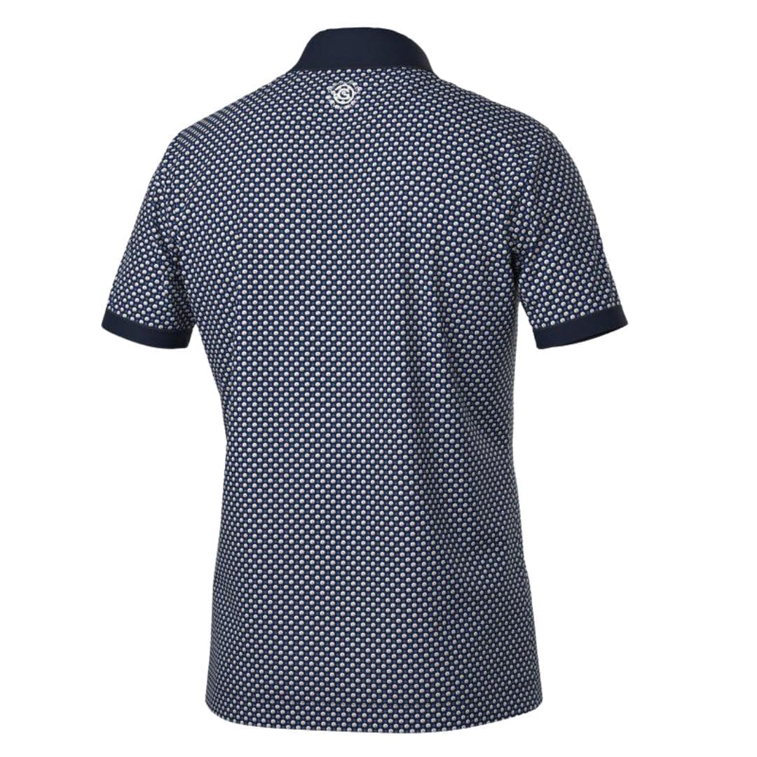 Galvin Green Mate Golf Polo Shirt (Cool Grey & Navy)