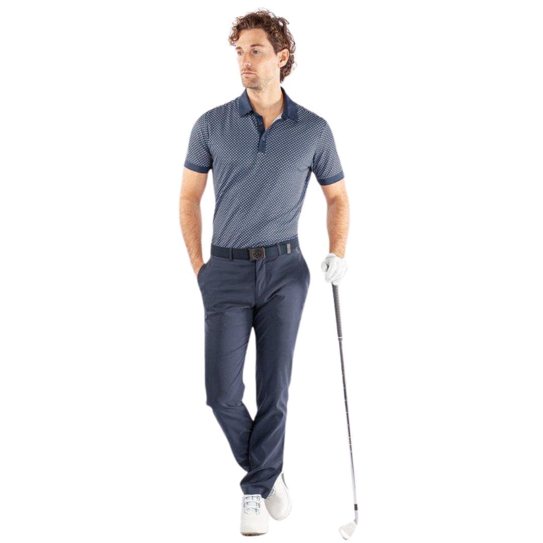 Galvin Green Mate Golf Polo Shirt (Cool Grey & Navy)