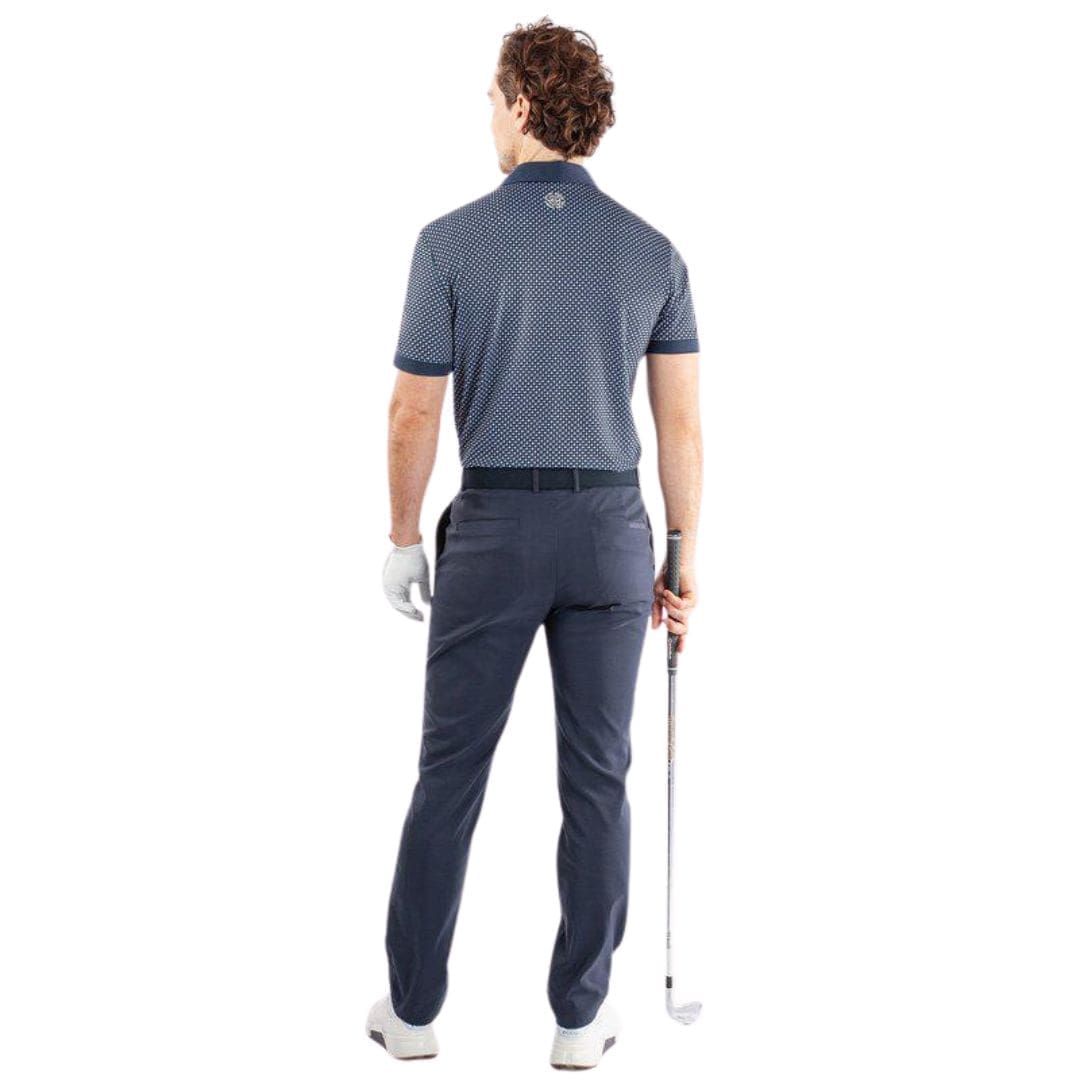 Galvin Green Mate Golf Polo Shirt (Cool Grey & Navy)
