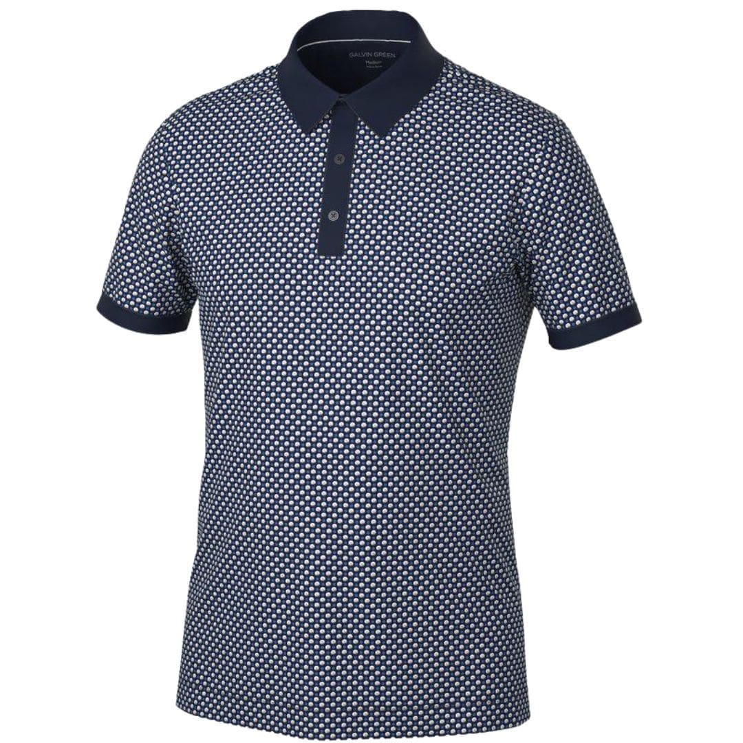 Galvin Green Mate Golf Polo Shirt (Cool Grey & Navy)