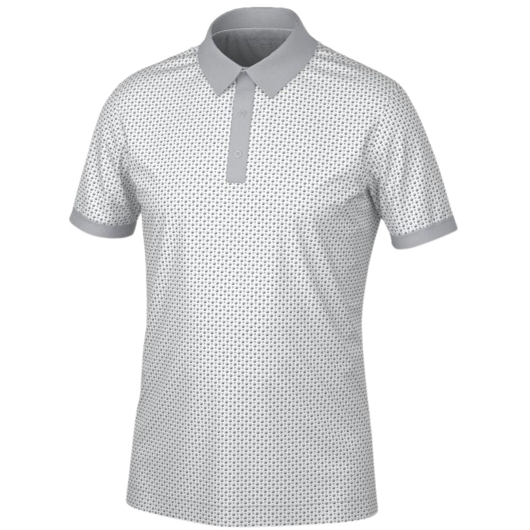 Galvin Green Mate Golf Polo Shirt (White & Cool Grey)