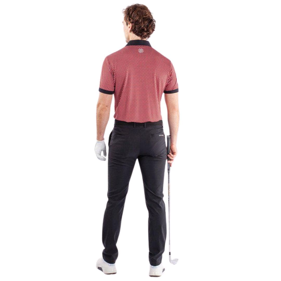 Galvin Green Mate Golf Polo Shirt (Red & Black)