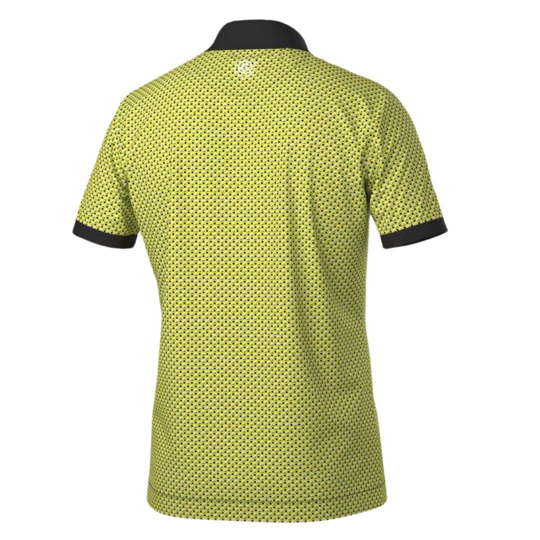 Galvin Green Mate Golf Polo Shirt (Sunny Lime & Black)