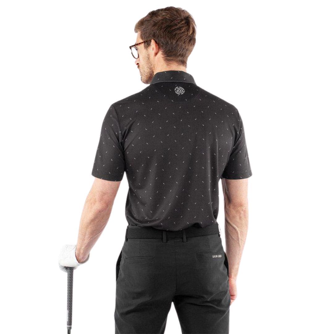 Galvin Green Miklos Golf Polo Shirt (Black)