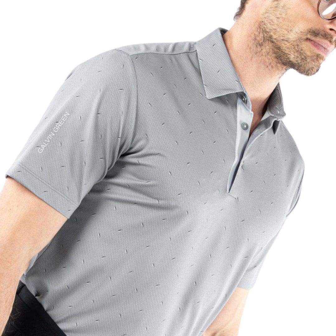 Galvin Green Miklos Golf Polo Shirt (Sharkskin)