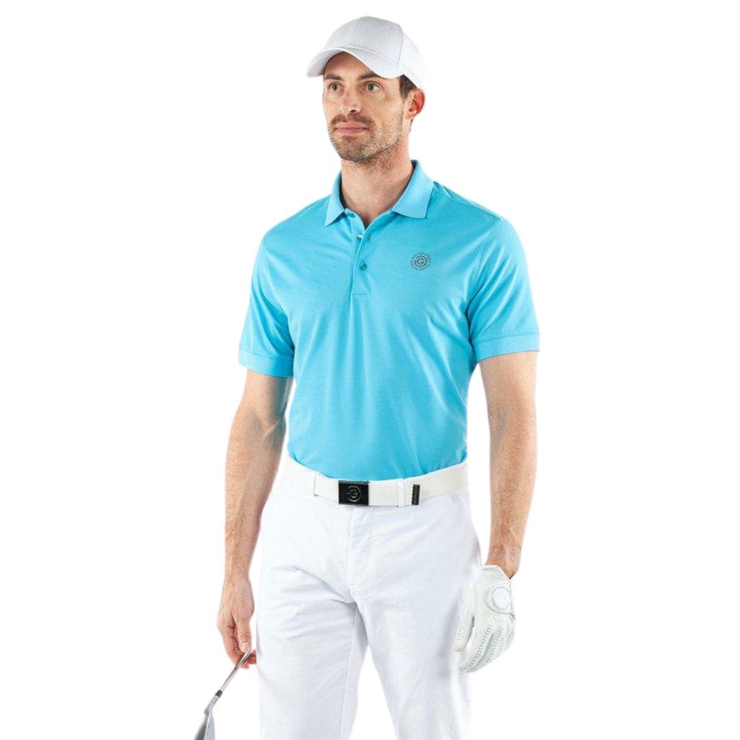 Galvin Green Maximilian Polo Shirt (Aqua)