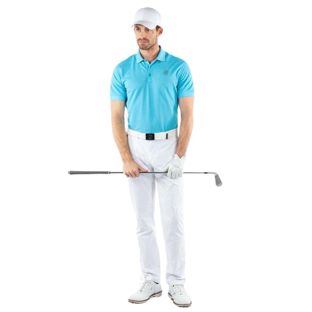 Galvin Green Maximilian Polo Shirt (Aqua)