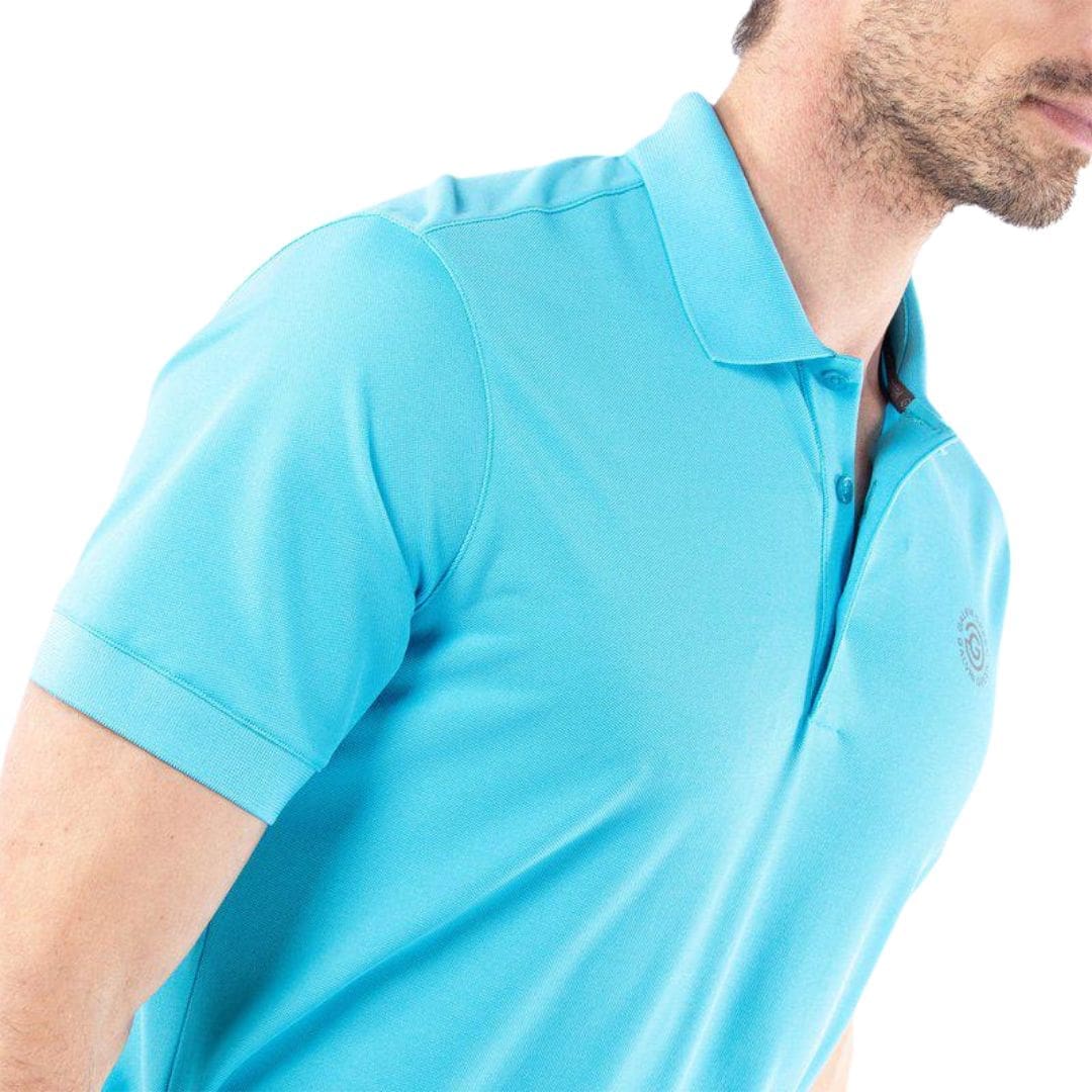 Galvin Green Maximilian Polo Shirt (Aqua)