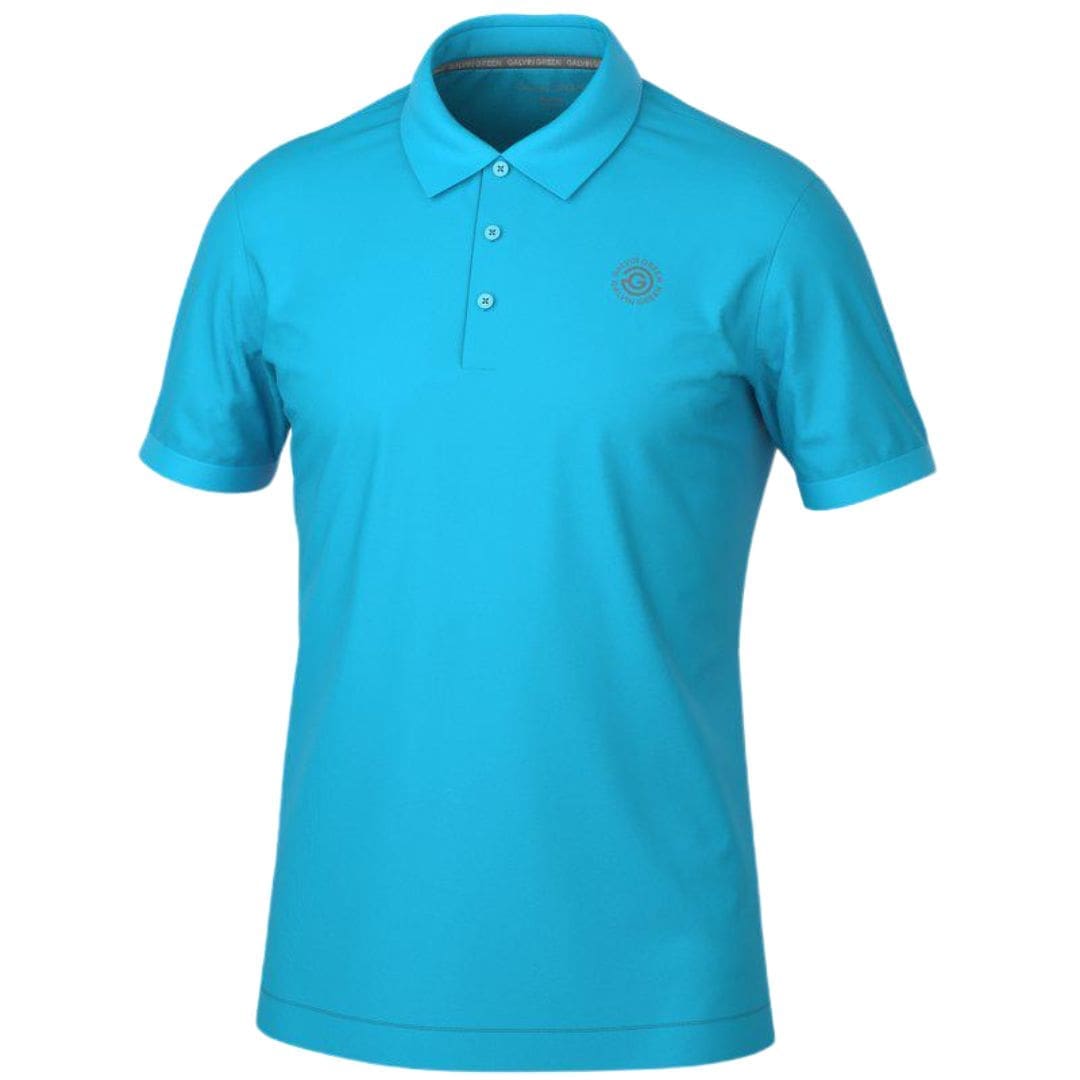 Galvin Green Maximilian Polo Shirt (Aqua)