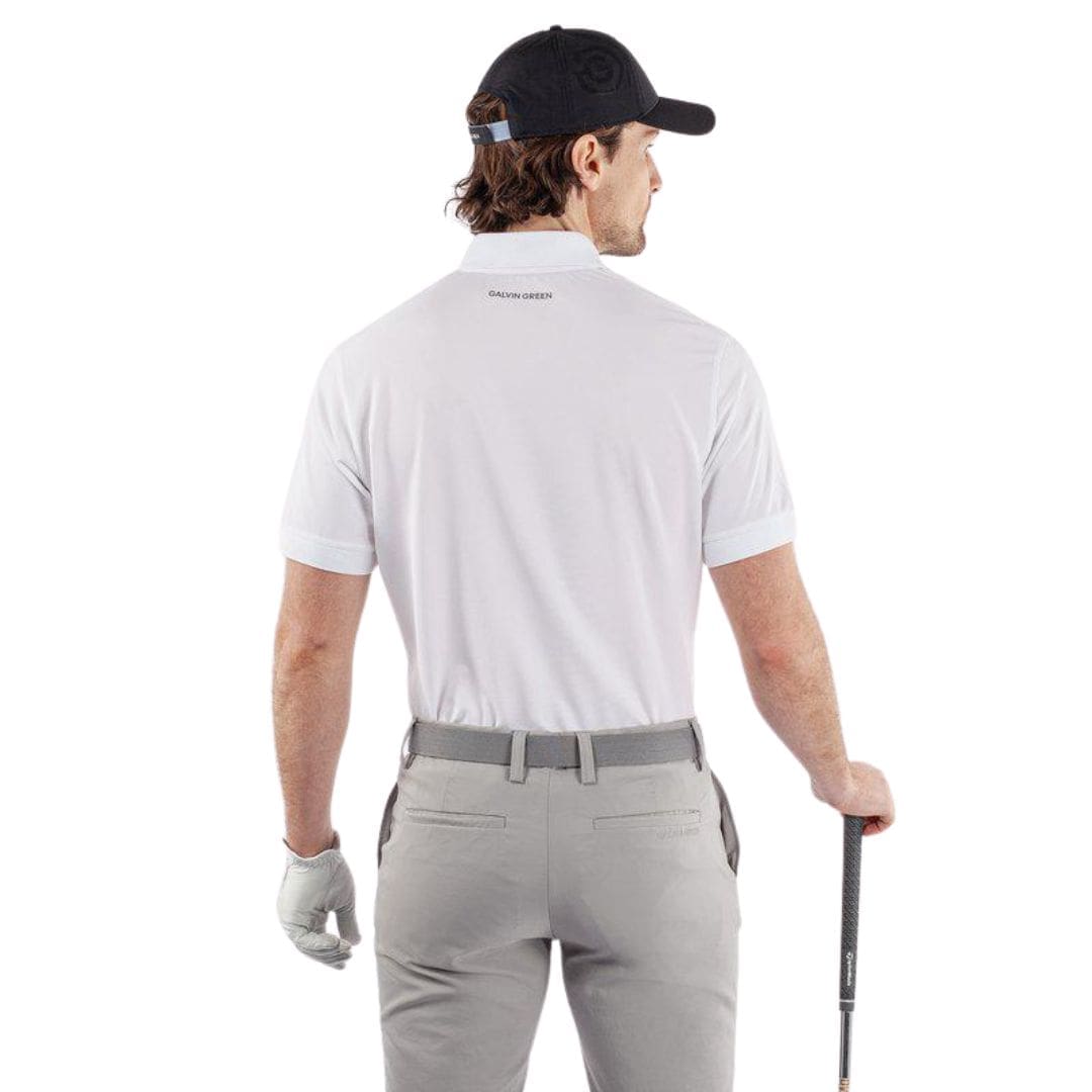 Galvin Green Maximilian Polo Shirt (White)