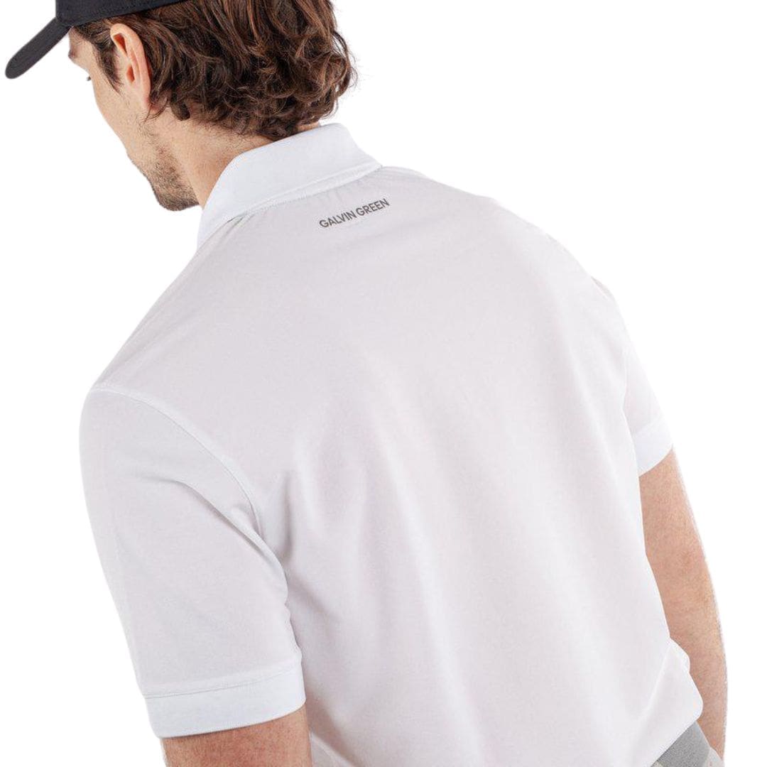 Galvin Green Maximilian Polo Shirt (White)