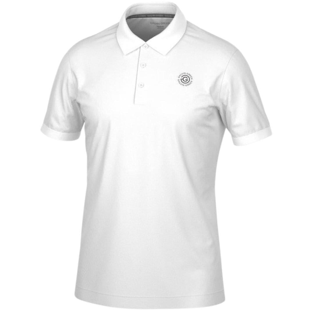 Galvin Green Maximilian Polo Shirt (White)