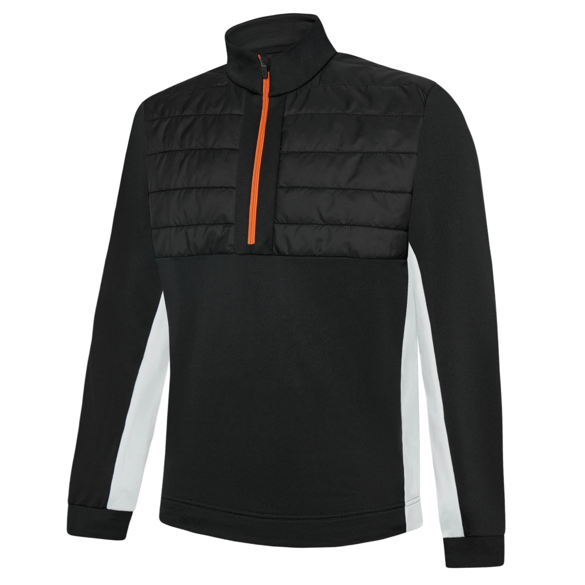 Galvin Green Dalton Insulated Golf Pullover - Black/White/Orange