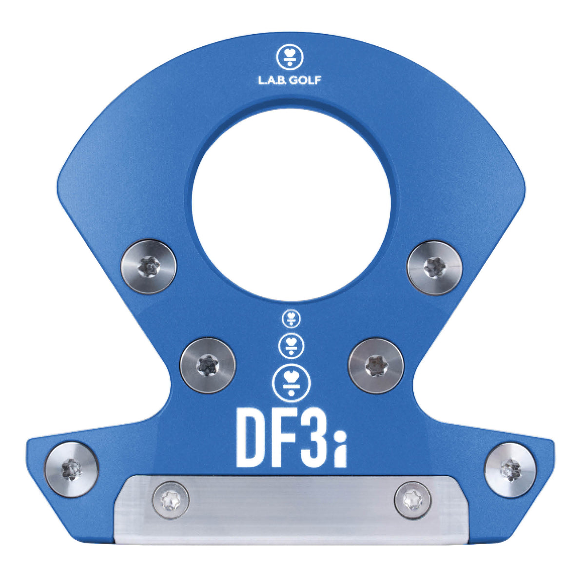 L.A.B. Golf DF3i Golf Putter - Blue - Right Handed