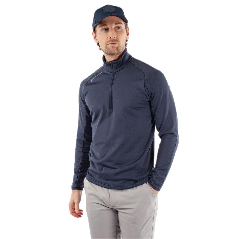 Galvin Green Drake Half-Zip Golf Pullover - Navy